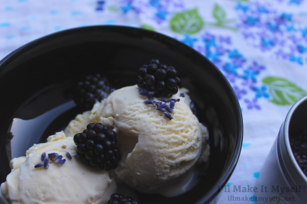 Lavender Vanilla Ice Cream | I'll Make It Myself! 3