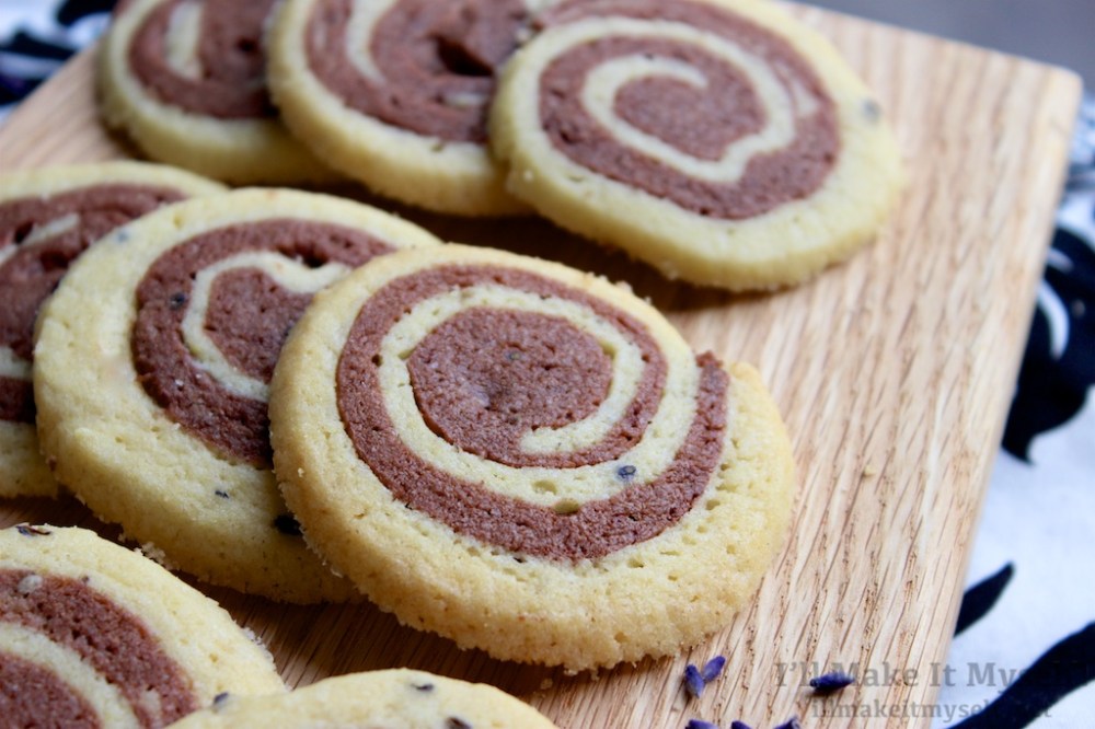 Lavender-Chocolate Pinwheel Cookies | I'll Make It Myself! 2