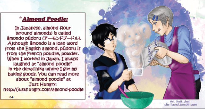 Detail Pear and Almond Cake Illustration by Sheilkuroi